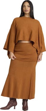 ELOQUII Sweater Maxi Skirt