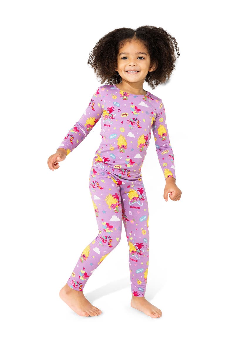 Kids' Trolls Valentine's Set of 2 Piece Pajamas, Alternate, color, Trolls Valentine's