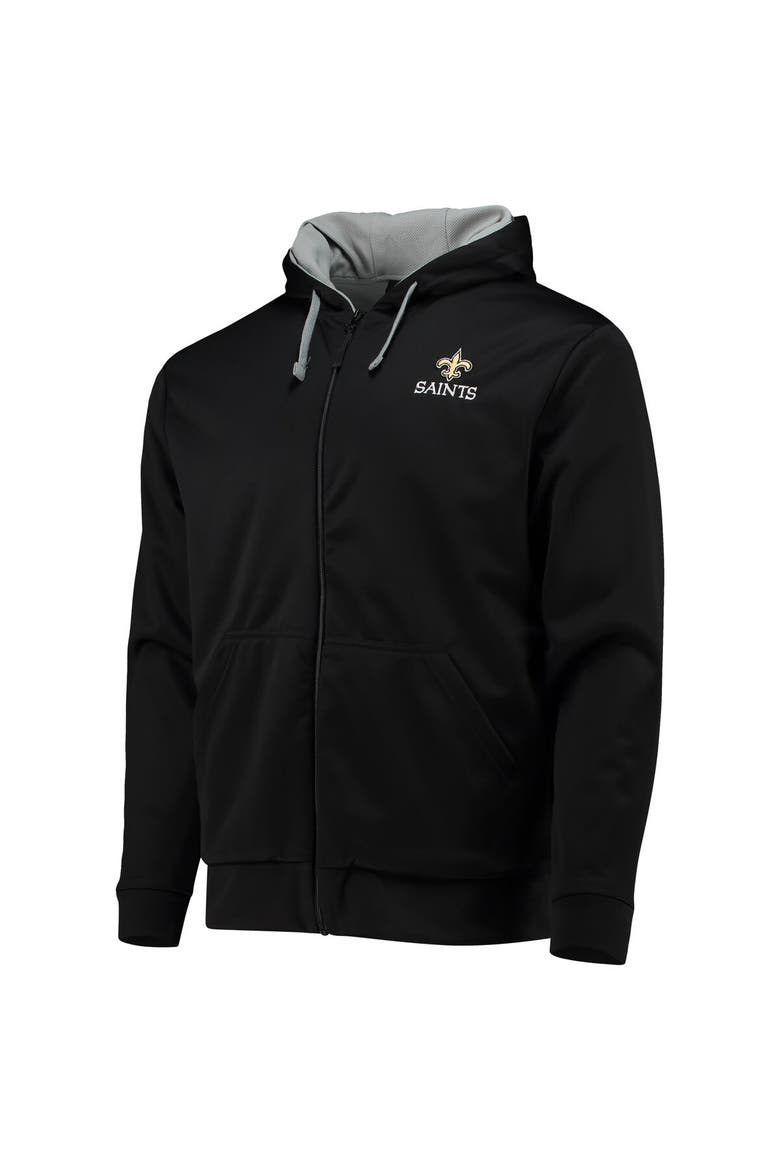 Men's Dunbrooke Black/Gray New Orleans Saints Apprentice Full-Zip Hoodie, Alternate, color, Black