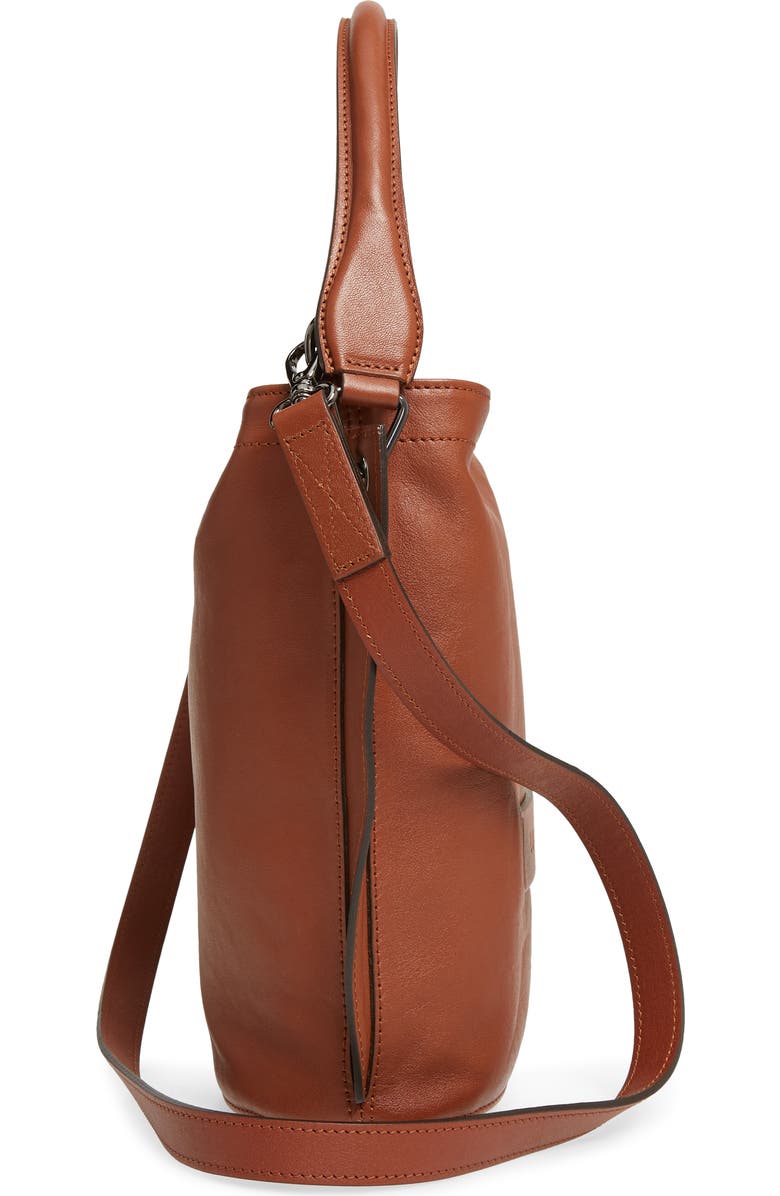 Longchamp 3D Leather Crossbody Hobo, Alternate, color,