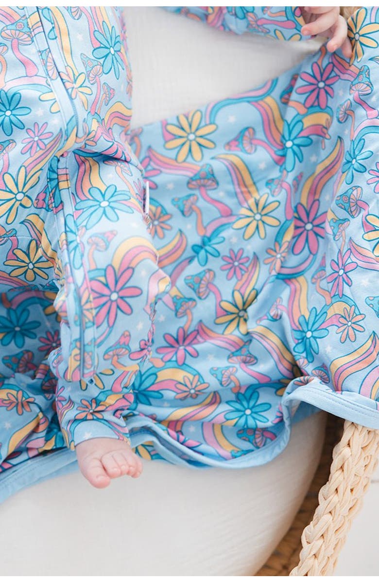 Charlie Lou Baby<sup>®</sup> Groovy Fall After All Swaddle, Alternate, color, Blue