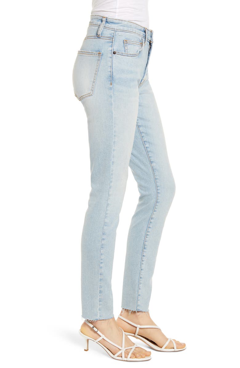 Current/Elliott The Original Stiletto Raw Hem Skinny Jeans, Alternate, color, 