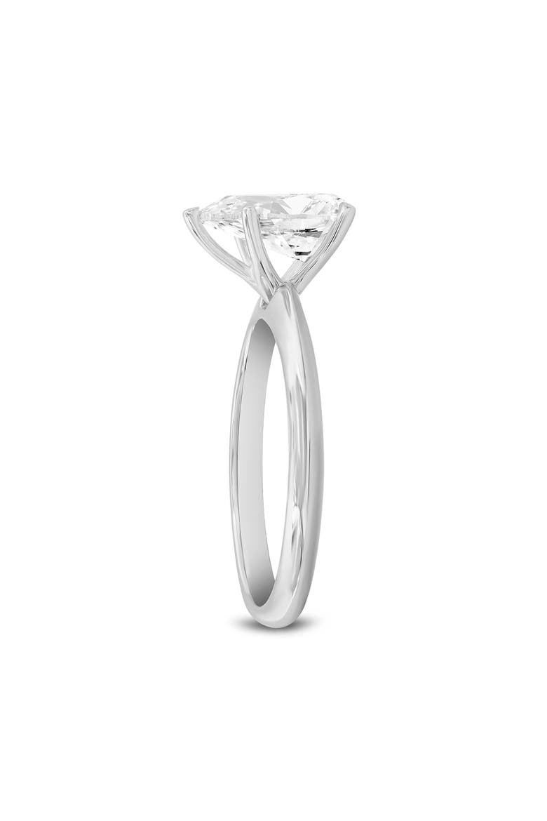 Ava 14K Gold Pear Lab Grown Diamond Solitaire Ring - 1.5 Ct, Alternate, color, 14K White Gold