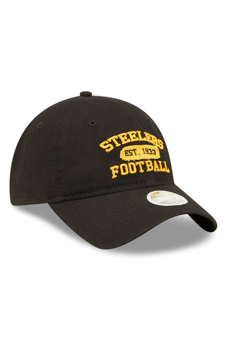 Women's New Era Black Pittsburgh Steelers Formed 9TWENTY Adjustable Hat, Alternate, color, Black