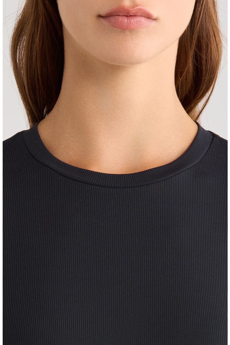 Tech Golf UPF 50+ Rib T-Shirt, Alternate, color, ONYX