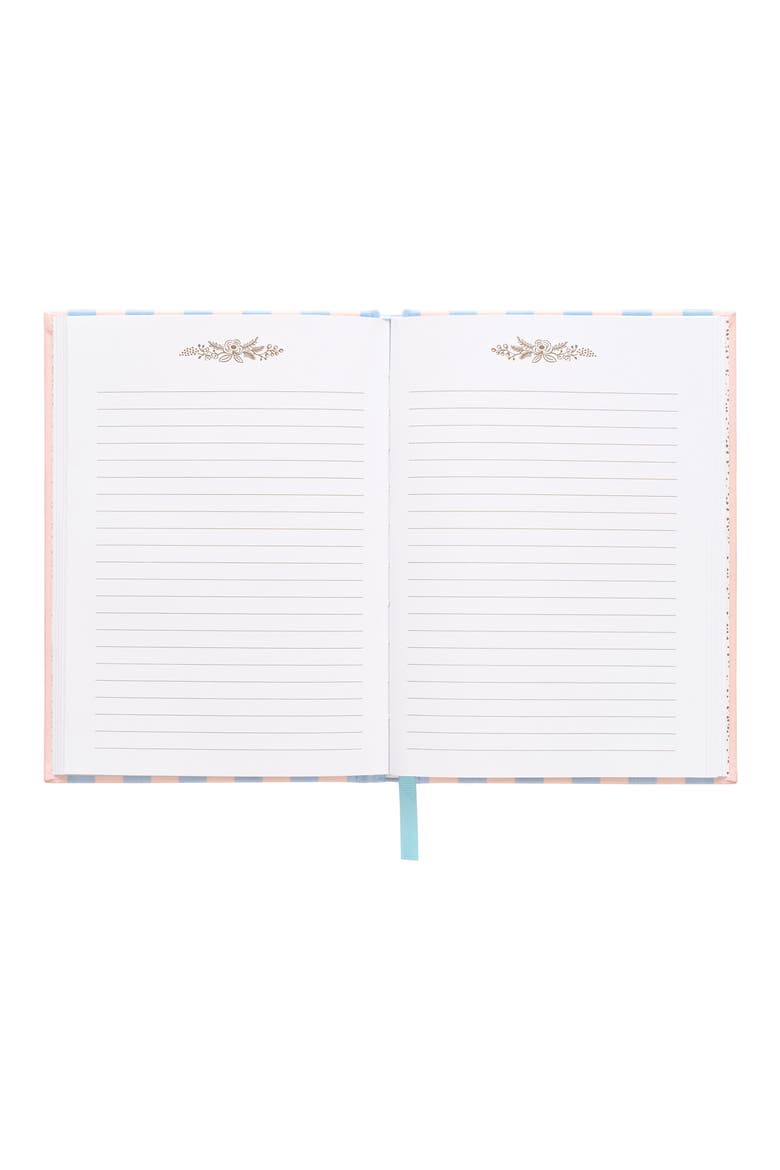Cabana Fabric Journal, Alternate, color, PINK
