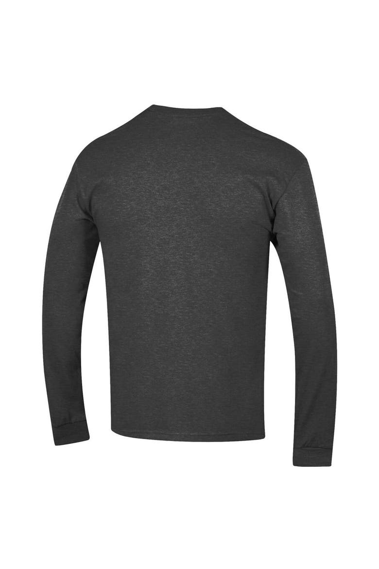 Men's Champion  Charcoal South Carolina Gamecocks Arch Over Logo 2-Hit Long Sleeve T-Shirt, Alternate, color, Charcoal