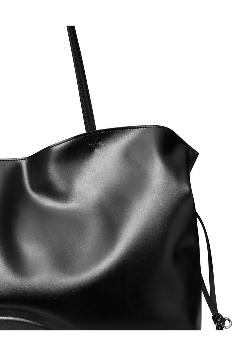 Tory Burch Small Ella Drawstring Tote Bag, Alternate, color, Black