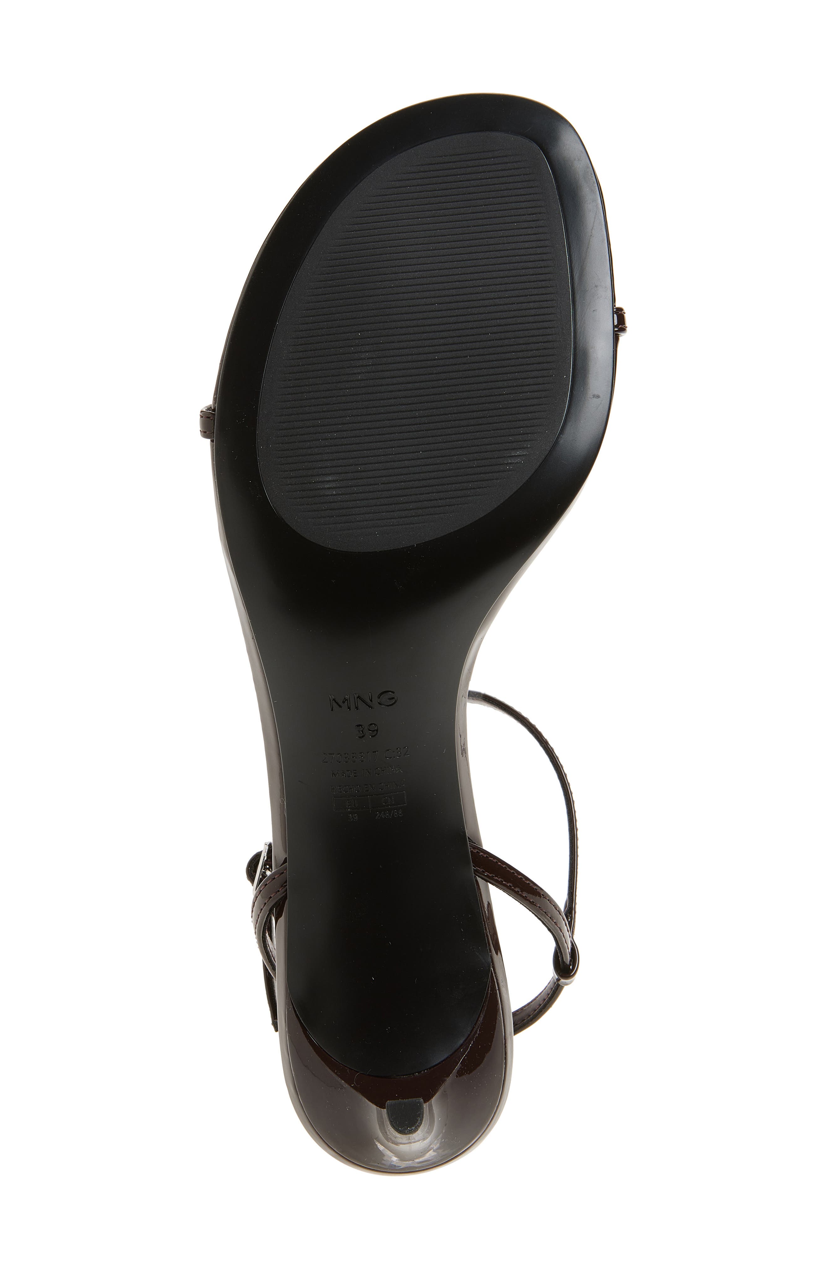 MANGO Lion Sandal, Alternate, color, Chocolate