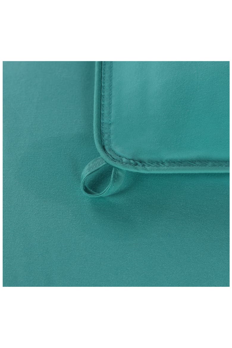 Classic All-Season Reversible Down Alternative Comforter, Alternate, color, TURQUOISE