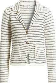 FRAME The Crochet Cotton Blazer