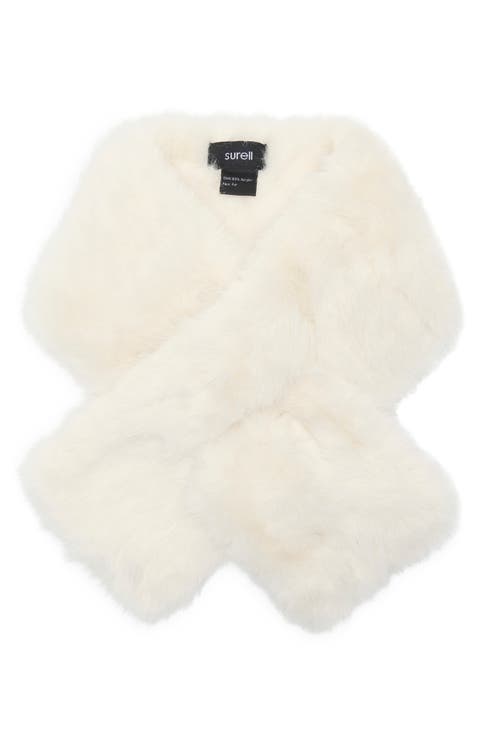 Faux Fur Eyelash Scarf