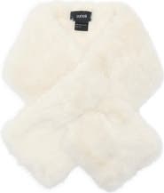 SURELL Faux Fur Eyelash Scarf