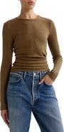 AGOLDE Delphi Slim Fit Ribbed T-Shirt