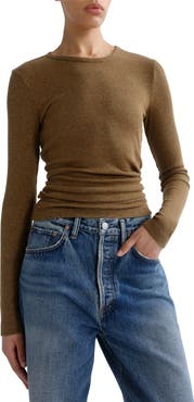 AGOLDE Delphi Slim Fit Ribbed T-Shirt