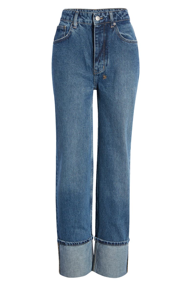 Brooklyn Straight Leg Jeans, Alternate, color, DENIM