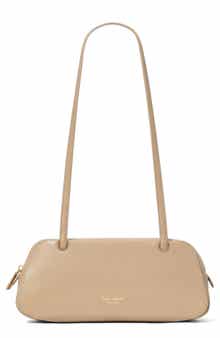 grace fine grain leather shoulder bag