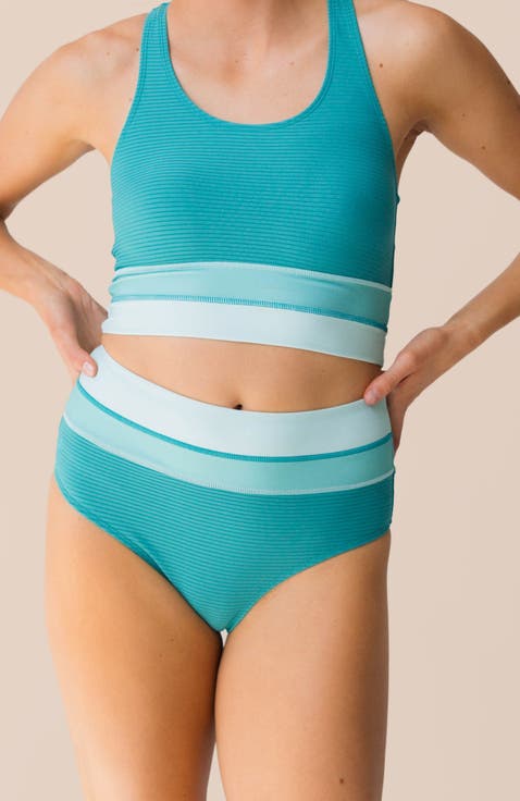 Colorblock Swim Bottom
