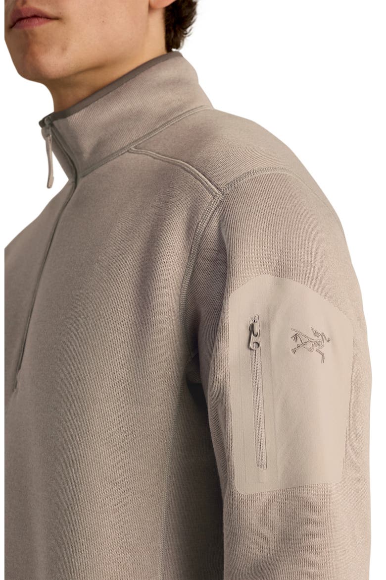 Covert Half Zip Fleece Pullover, Alternate, color, RUNE HEATHER