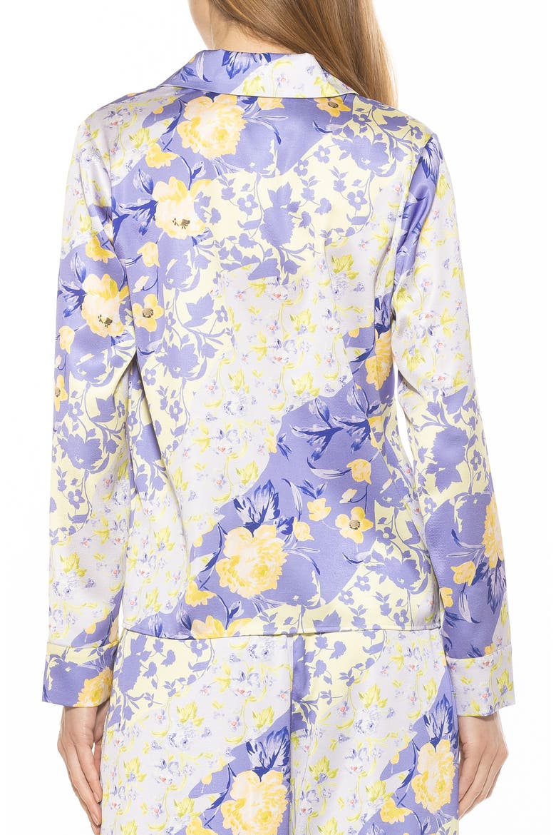 Ginger Floral Button-Up Shirt, Alternate, color, LILAC FLORAL