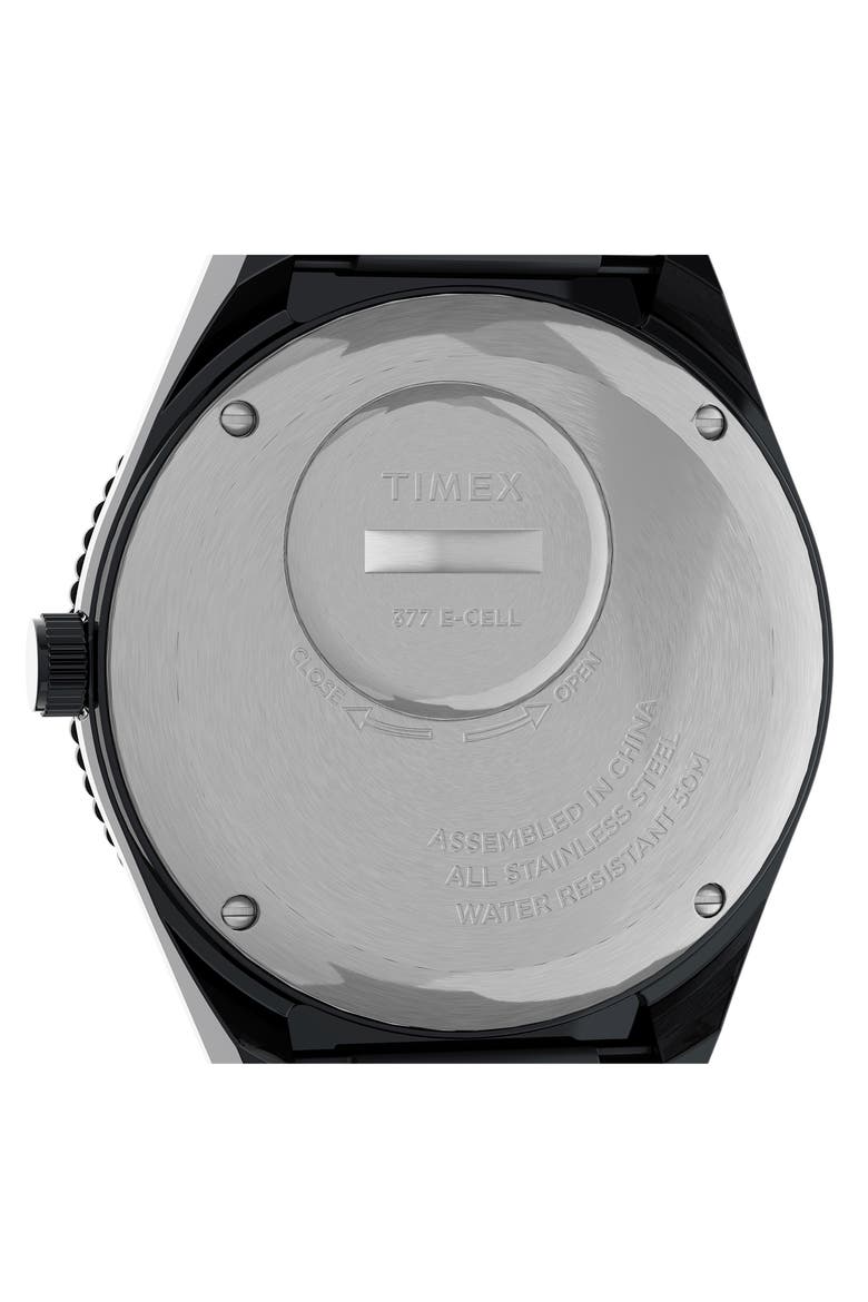Q Reissue Bracelet Watch, 38mm, Alternate, color, BLACK