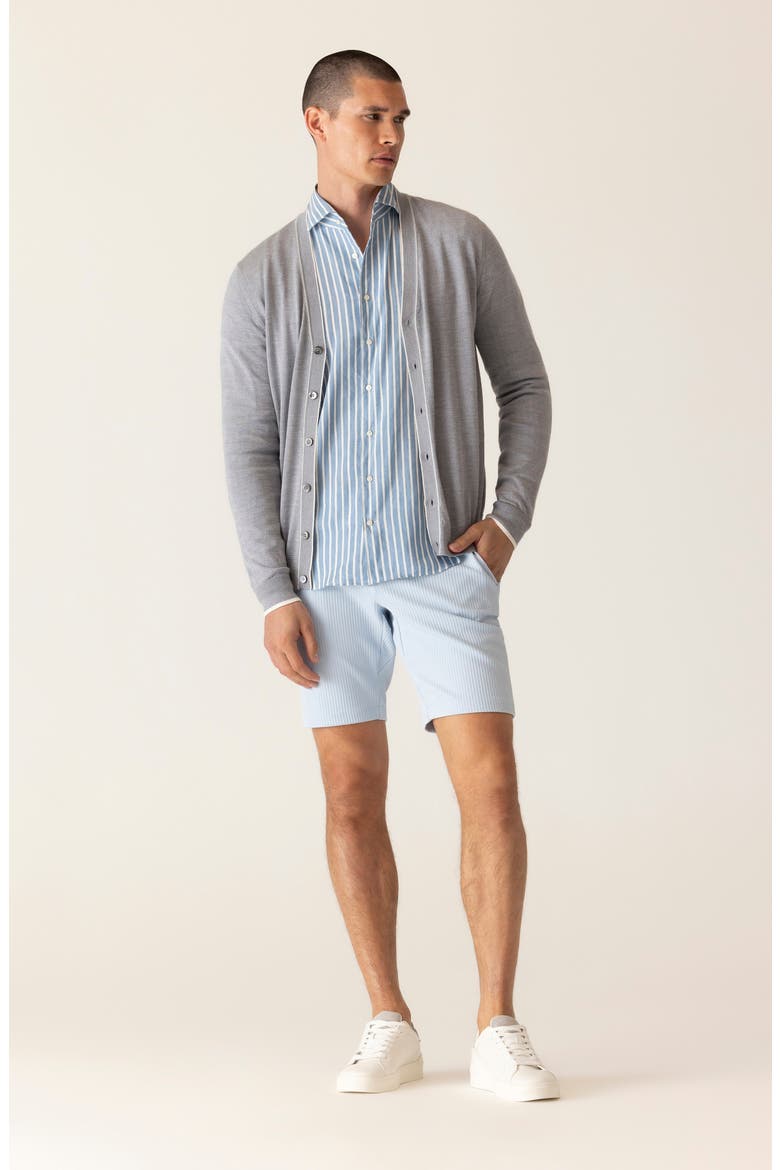 Oasis Hyperloop Honeycomb Bermuda Shorts, Alternate, color, ICE WATER