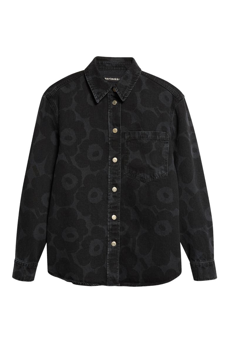 Maridenim Unikko Button-Up Shirt, Main, color, WASHED BLACK
