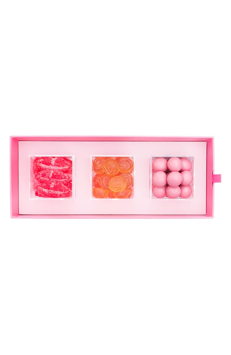 sugarfina XOXO 3-Piece Candy Bento Box, Alternate, color, 
