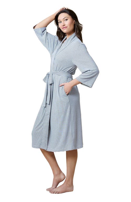 Softies Dream Shawl Collar Robe In Multi