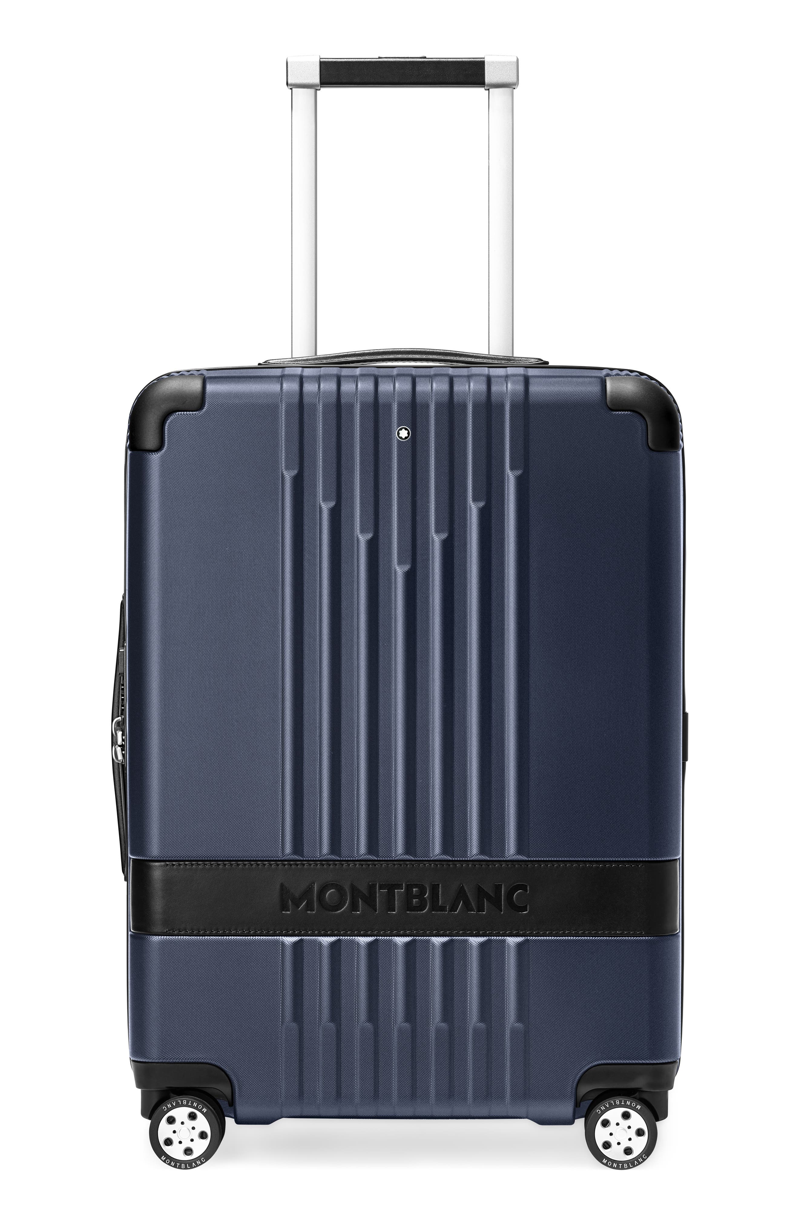 Montblanc Cabin Trolley Carry-On Spinner Luggage, Main, color, Blue