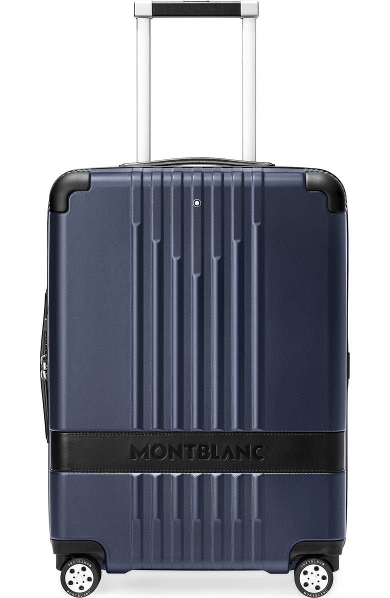 Montblanc Cabin Trolley Carry-On Spinner Luggage, Main, color, Blue