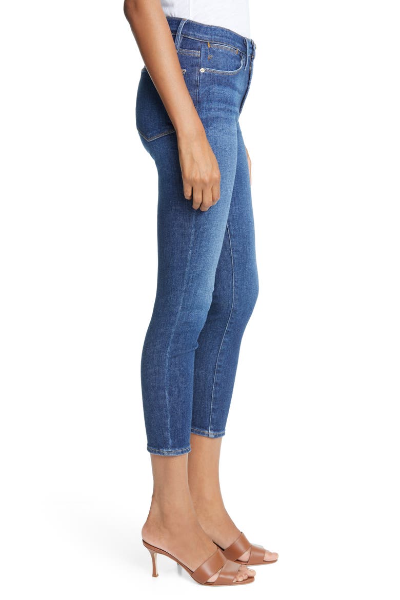 Le High Waist Crop Skinny Jeans, Alternate, color, ALLESANDRO