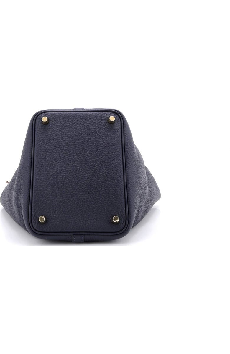 Pre-Owned Hermes Picotin Lock Bag Clemence PM, Alternate, color, Bleu Nuit