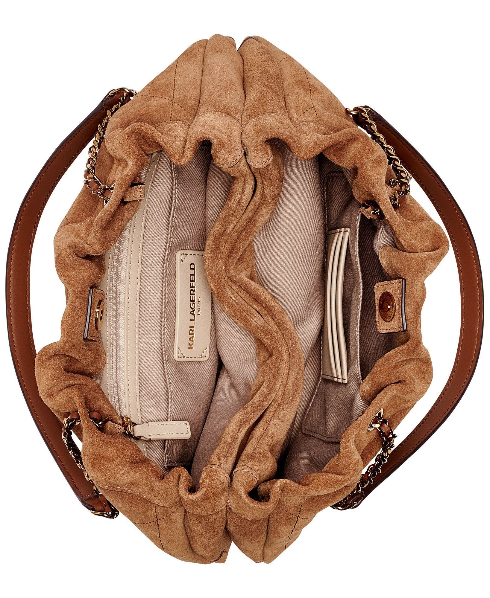 Amandine Suede Shoulder Bag, Alternate, color, Cognac