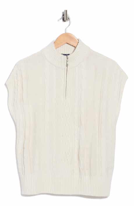Cable Knit Half Zip Pullover