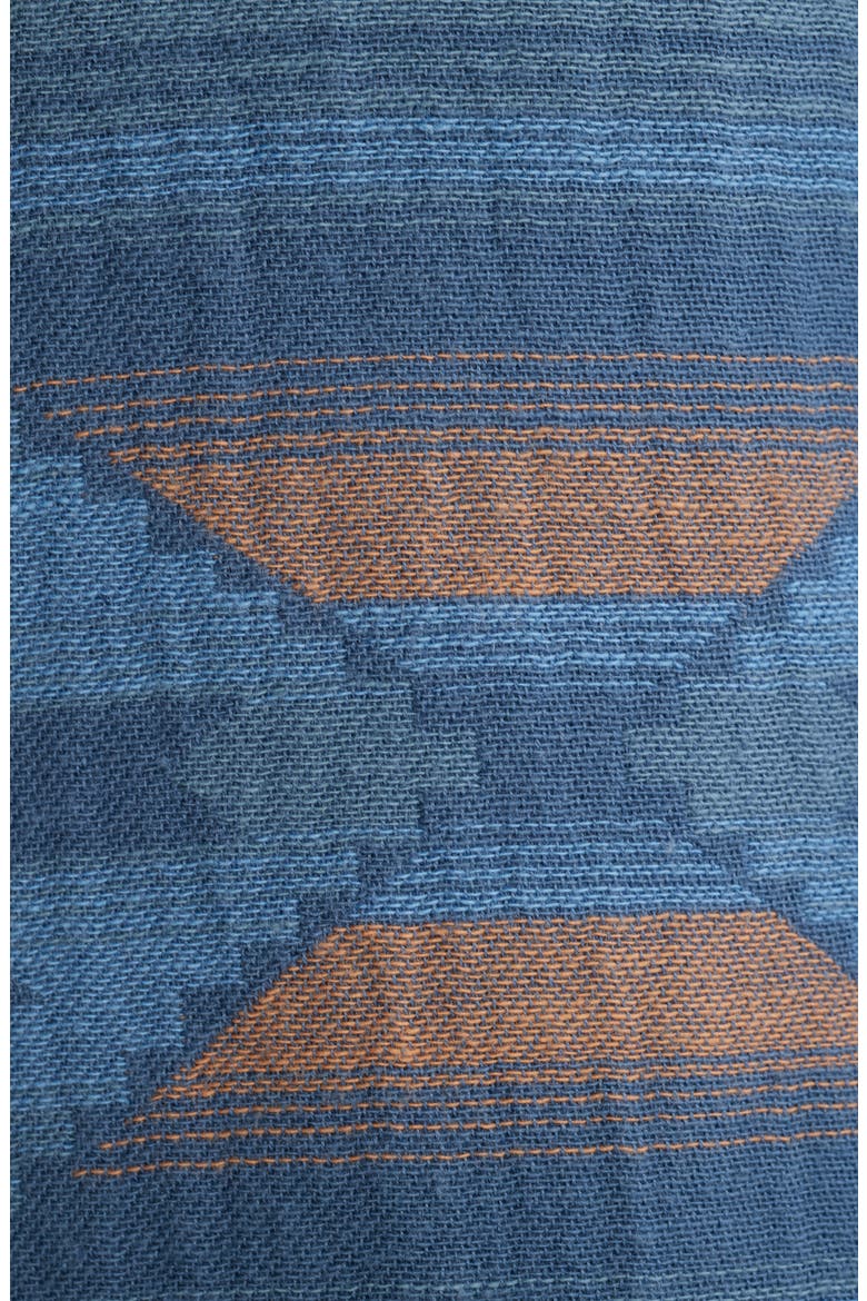 x Doug Good Feather Canyon Organic Cotton Overshirt, Alternate, color, BLUE WESTERN RANGE