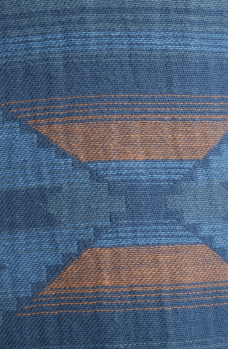 Faherty x Doug Good Feather Canyon Organic Cotton Overshirt, Alternate, color, Blue Western Range