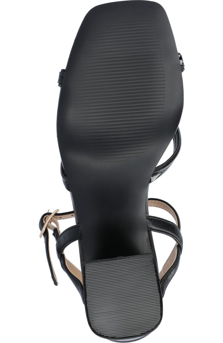 Journee Collection Issmia Block Heel Bow Sandal, Alternate, color,