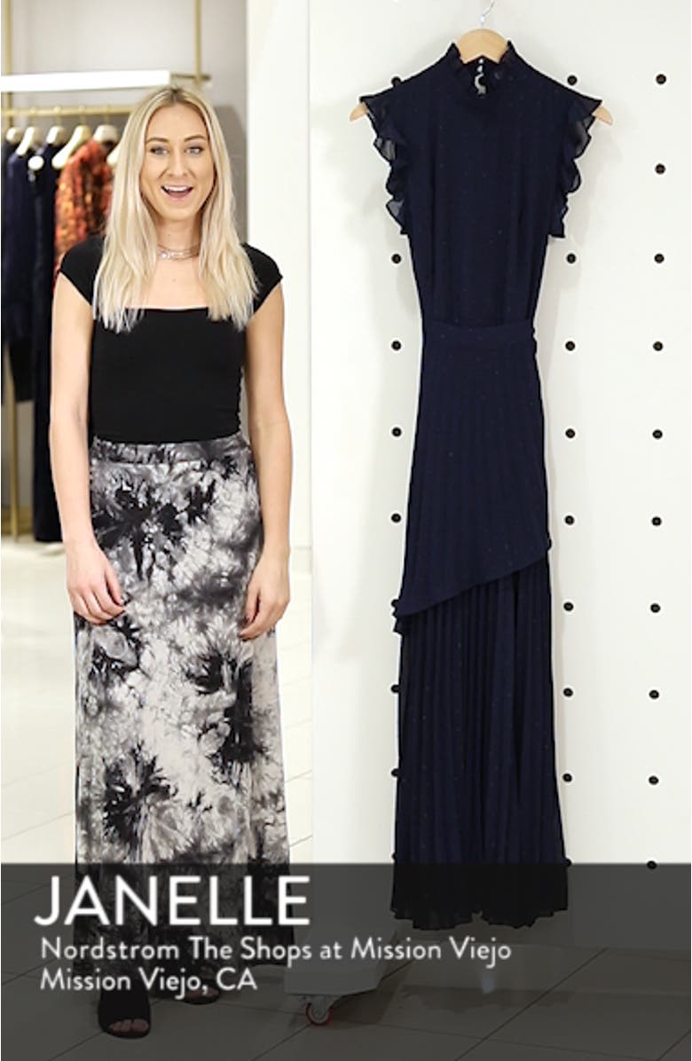 Wrap Waist Pleated Maxi Dress, sales video thumbnail