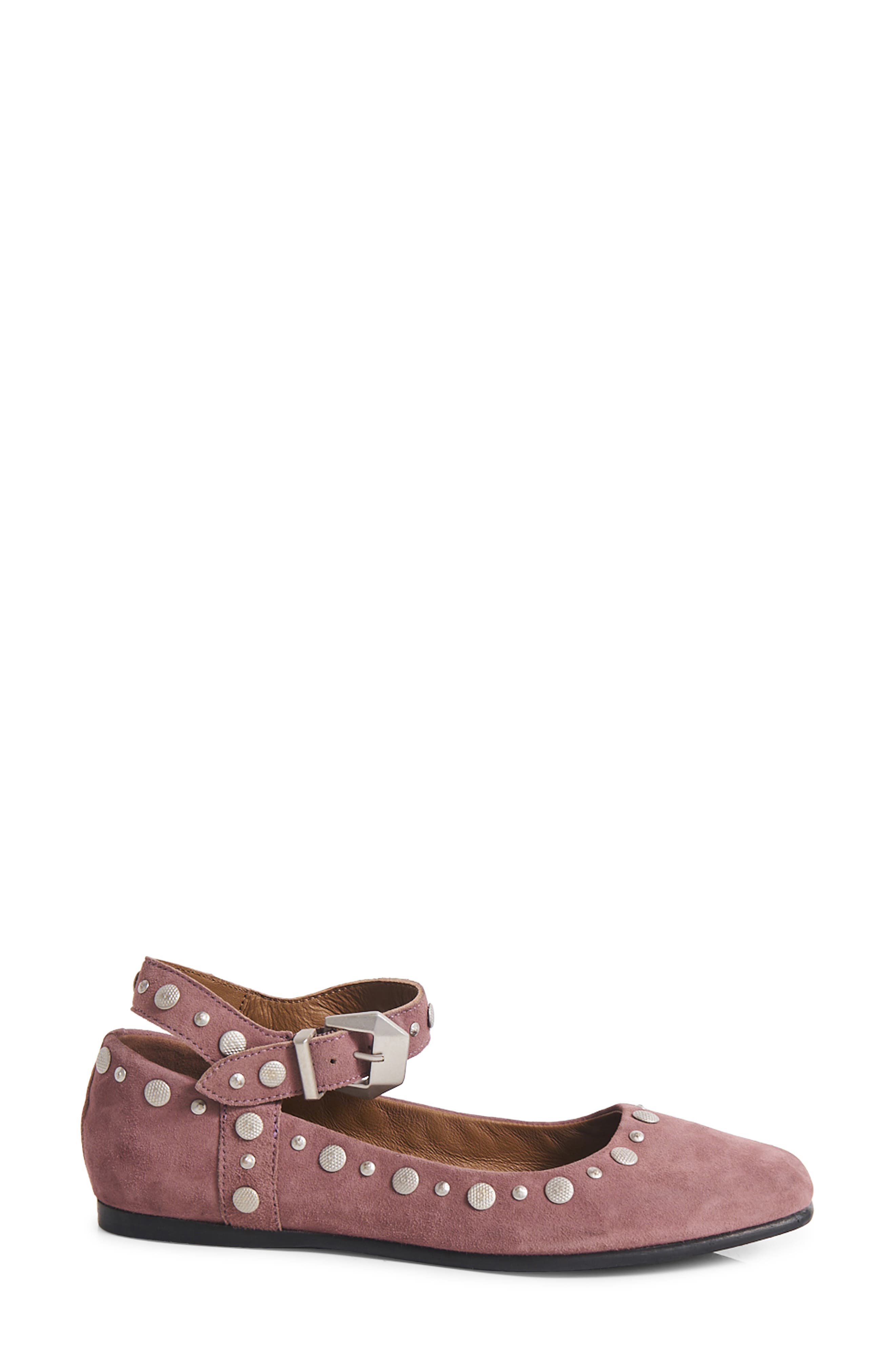 Mystic Mary Jane Flats, Alternate, color, MAUVE SUEDE