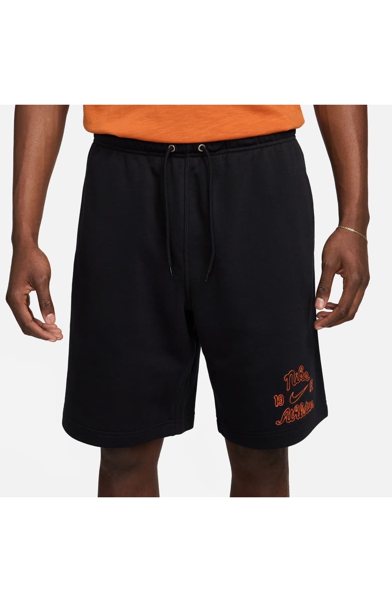 Nike Sportswear Club French Terry Varsity Shorts, Alternate, color, 