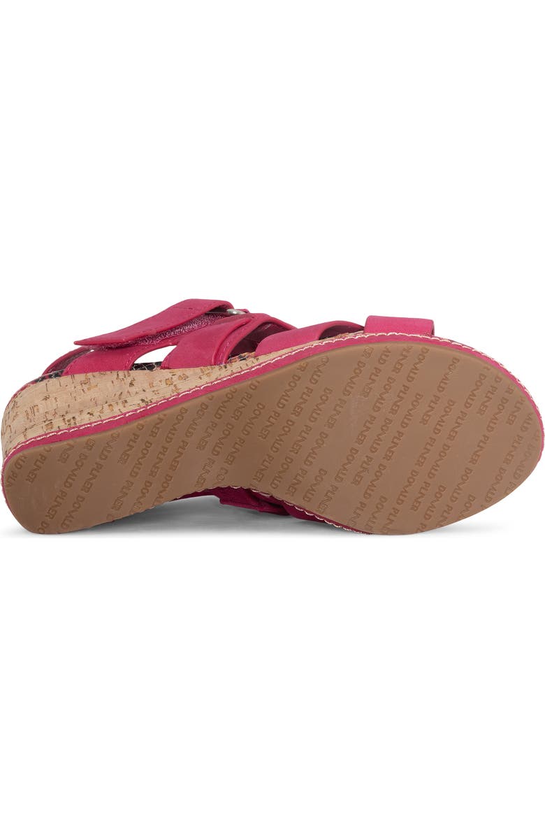 Donald Pliner Slingback Platform Wedge Sandal, Alternate, color, Magenta