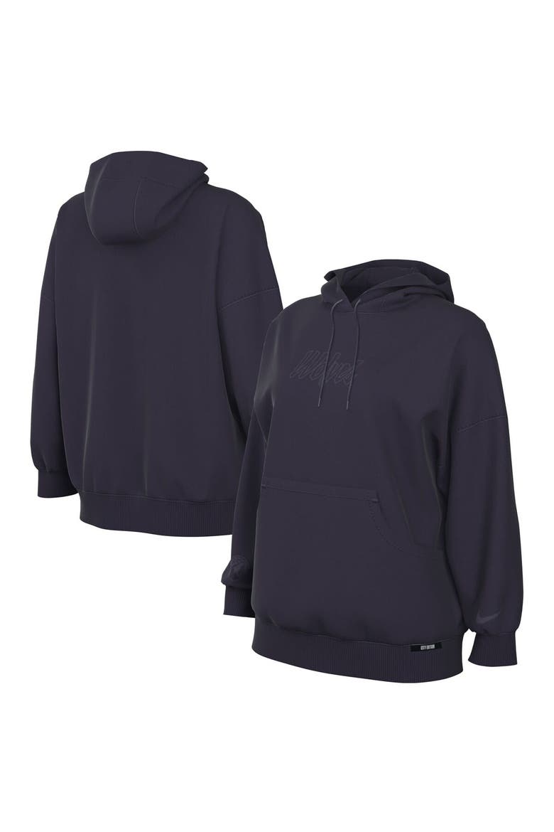 Women's Nike  Purple Minnesota Timberwolves 2025/26 City Edition Remix Premium Fleece Hoodie, Main, color, Purple