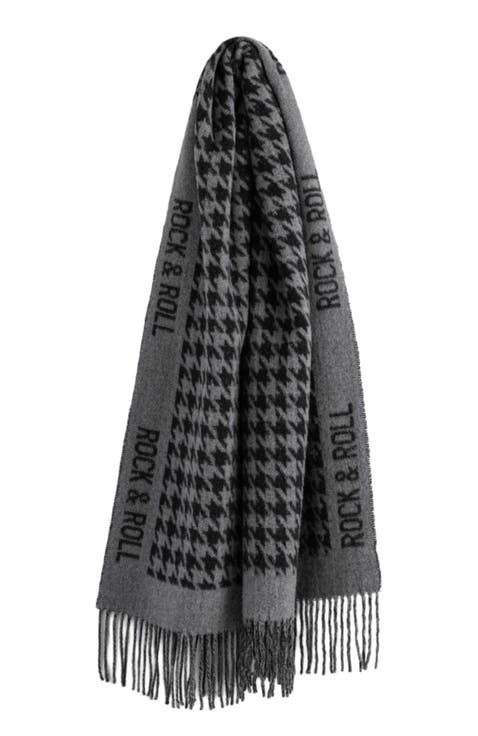 Rock Houndstooth Scarf