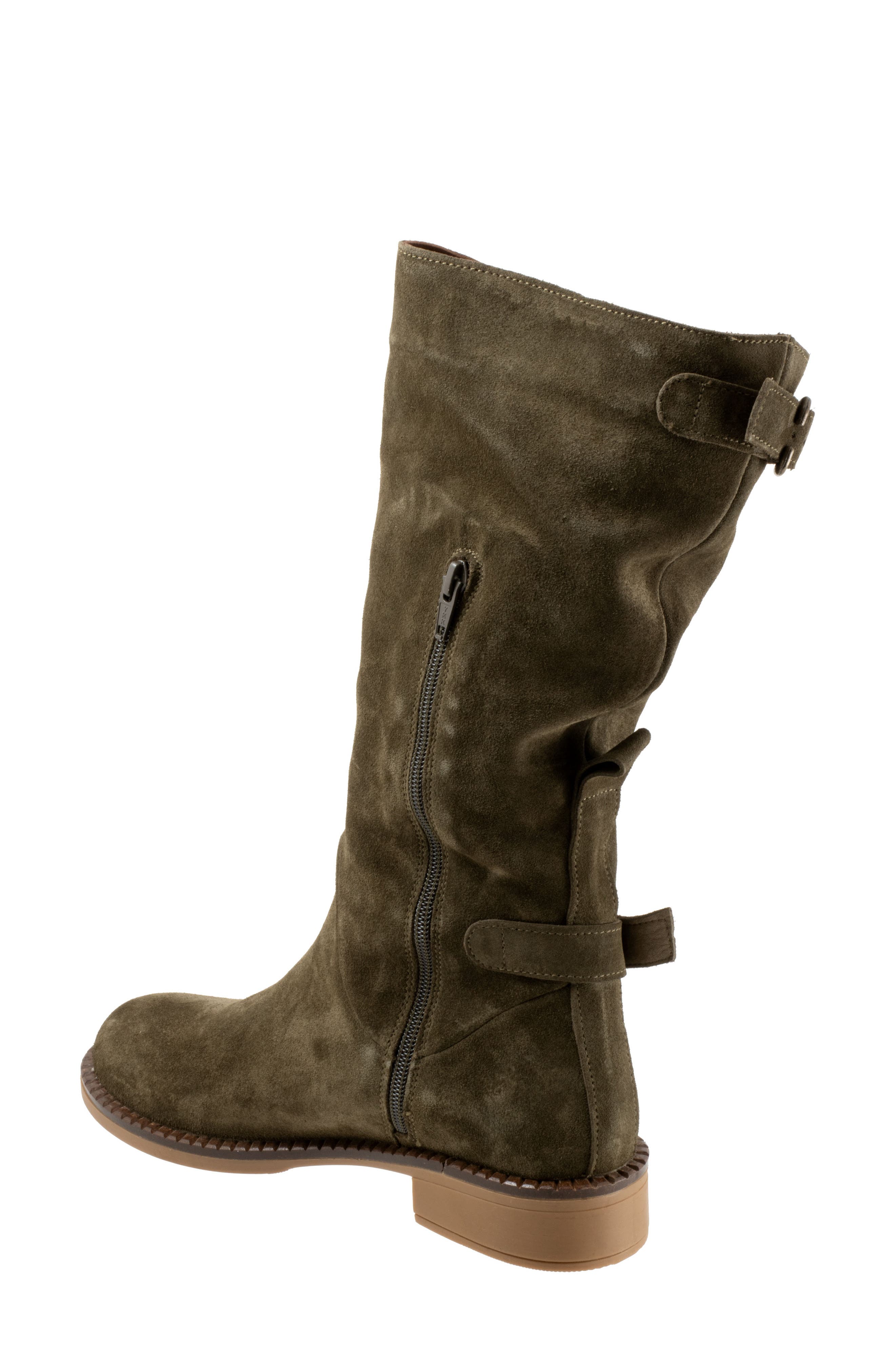 Bueno Ozzie Boot, Alternate, color, Dark Khaki Suede