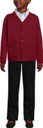 Lands' End School Uniform Kids Legacy Varsity Cardigan