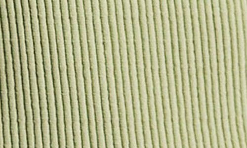 Derek Lam 10 Crosby Sain Ribbed Sweater Tank Top In Green