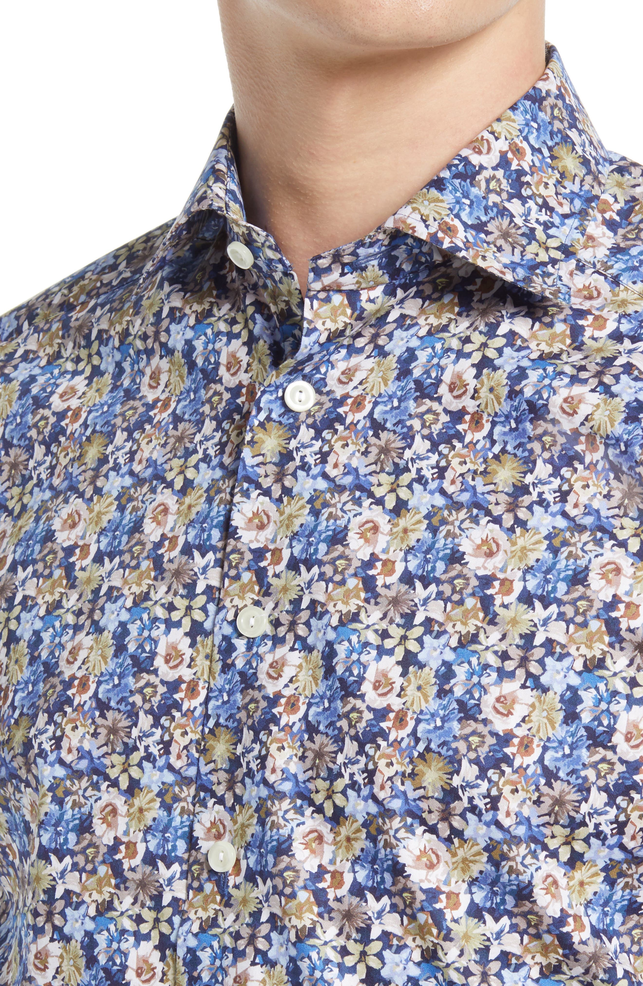 Eton Slim Fit Floral Dress Shirt (Men) | Nordstromrack