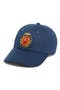 Crest Embroidered Cotton Baseball Hat