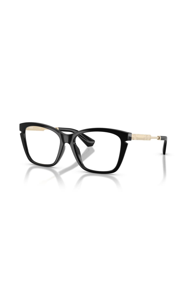 Burberry 54mm Cat Eye optical glasses, Main, color, Black